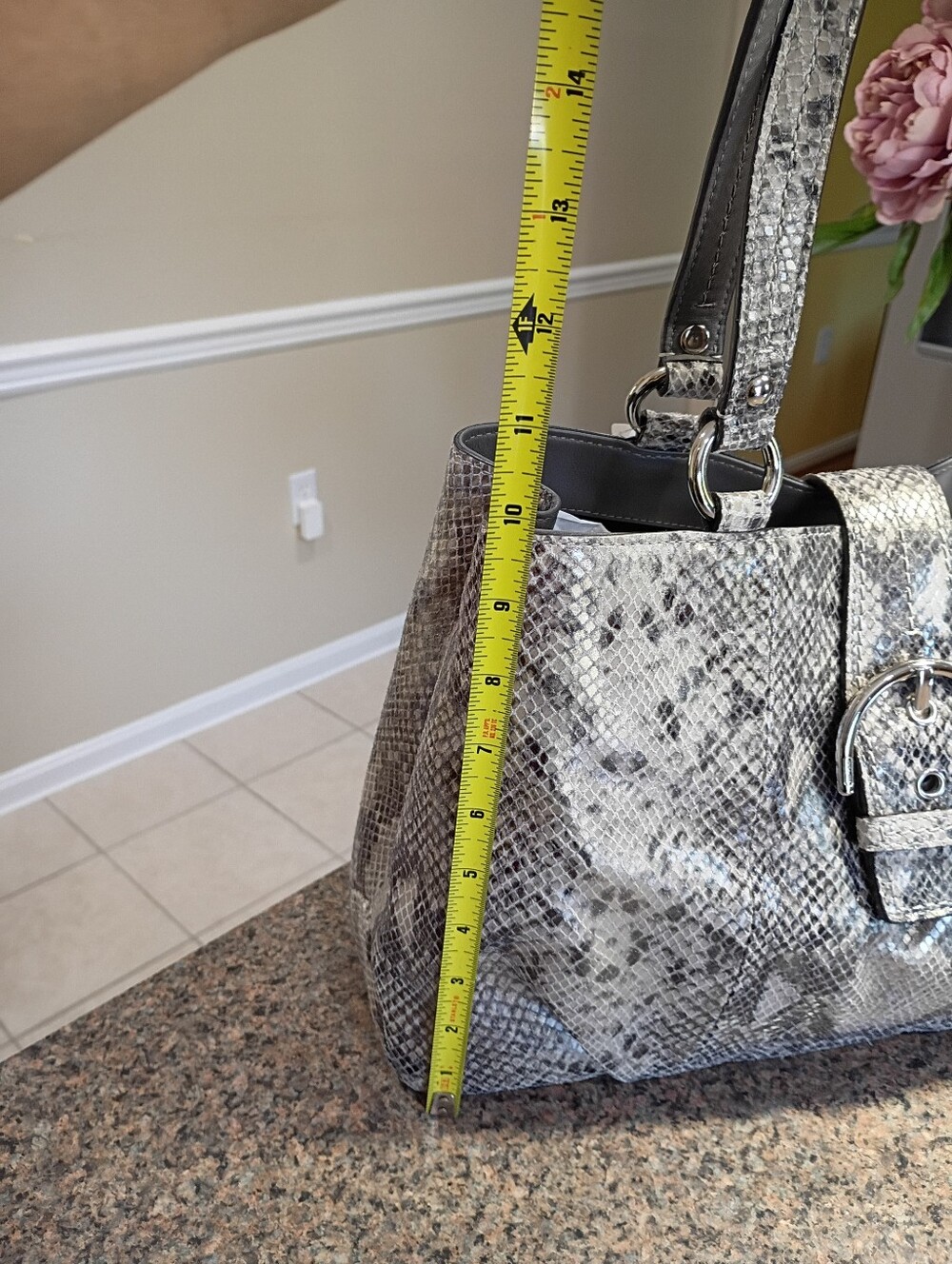 NWT Coach Soho Python Embossed Carryall - Picture 12 of 16